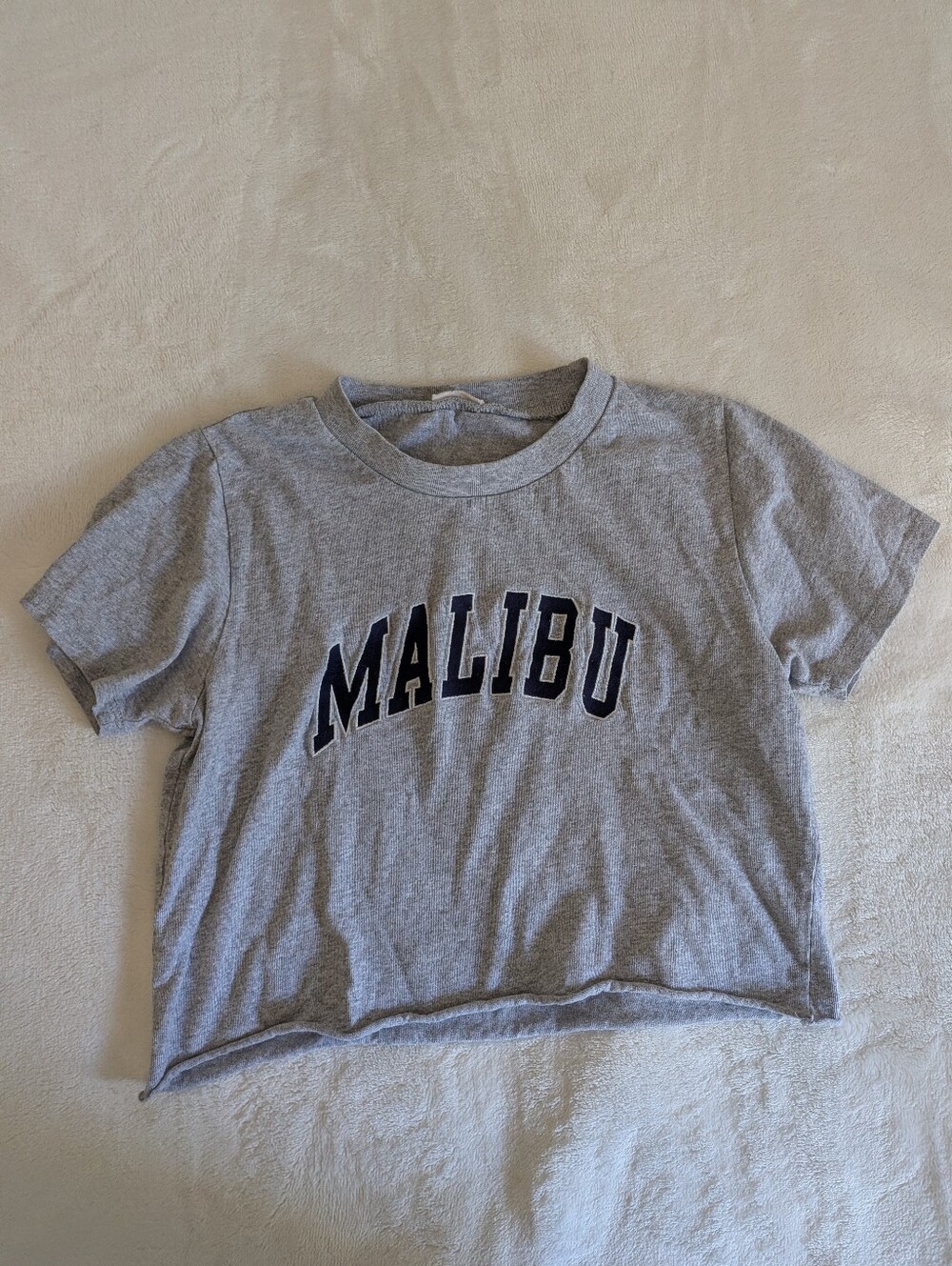 Brandy Malibu Cropped Tee